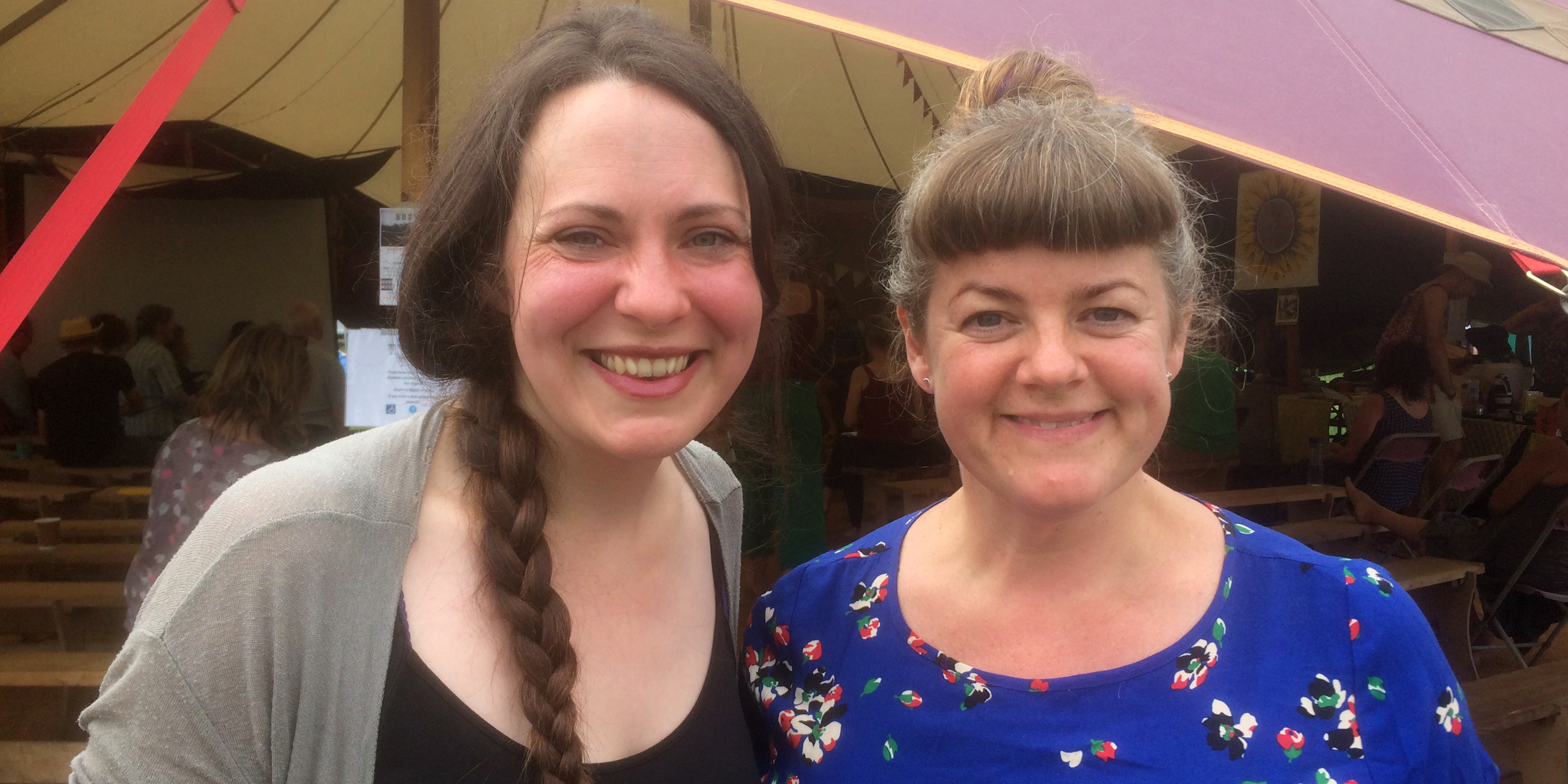 Serena Wootton with Amelia Womack